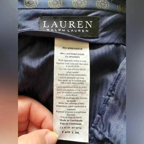 Lauren by Ralph Lauren Brown Corduroy Pants in Size 44Wx30L - Picture 5 of 5